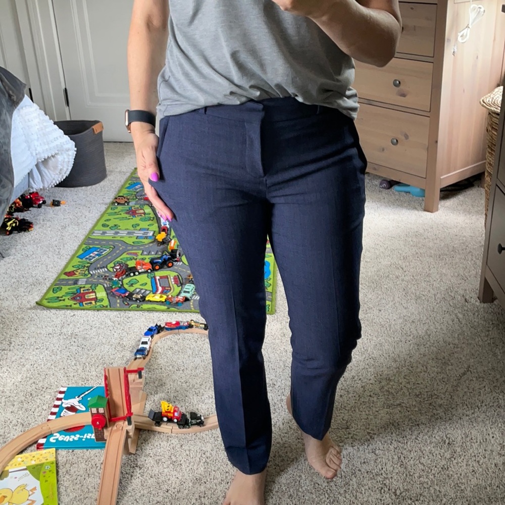 Banana Republic Navy Pants - 2 Petite